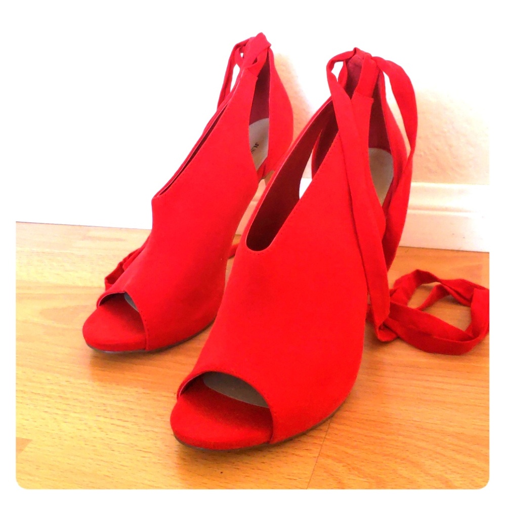 Red stiletto heels
